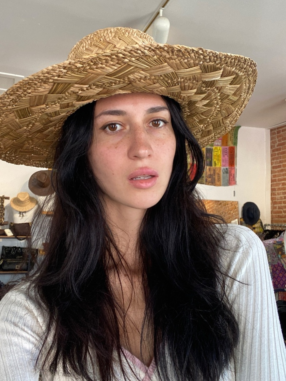 Reinhard Plank Straw Hat in Warm Beige